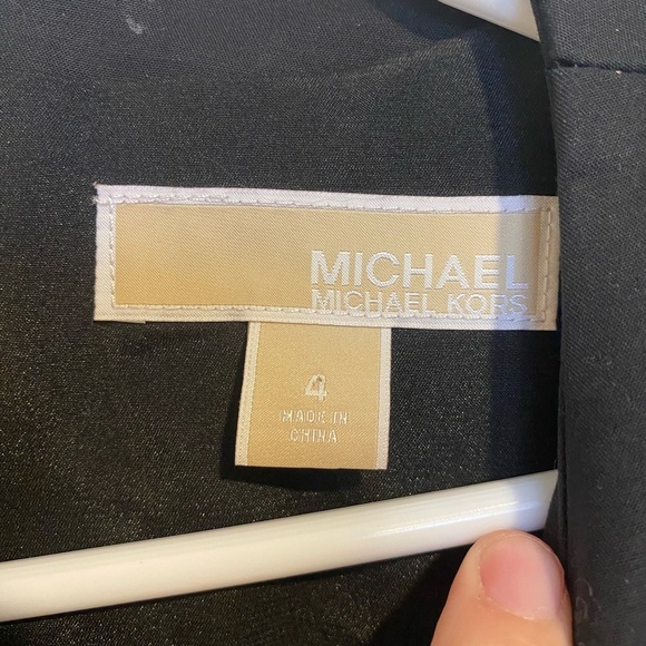 Micheal Kors Black&White Bodycon Dress Size 4 - Picture 3 of 8